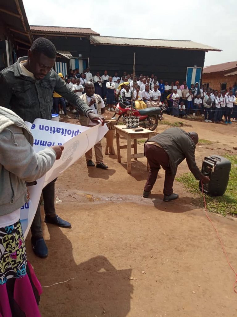 Nord-Kivu : AHDI de plus à plus face aux élèves pour vulgariser le Protocole de Maputo pour renforcer les droits de la femme