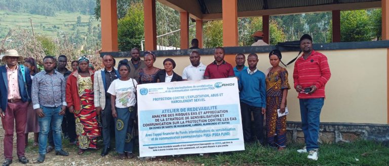 NORD-KIVU : Des acteurs formés sur les mécanismes de prévention et dénonciation des VBG et PSEA par l&rsquo;ONG AHDI à Lubero