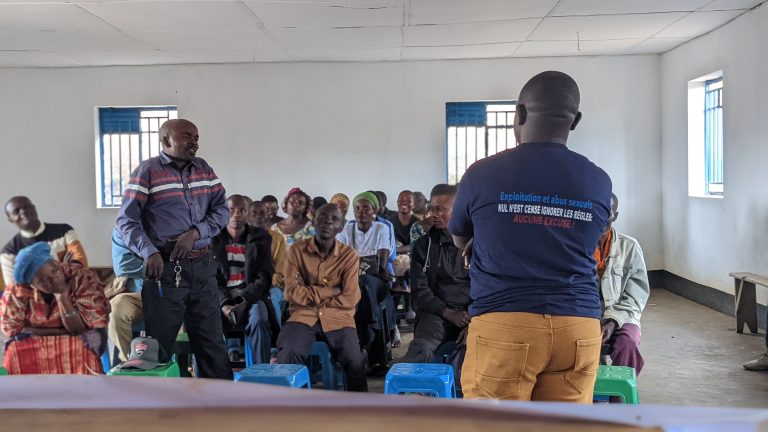 Lubero/Kayna : l’ONG AHDI redynamise les CBCM pour renforcer la lutte contre les exploitations et abus sexuels
